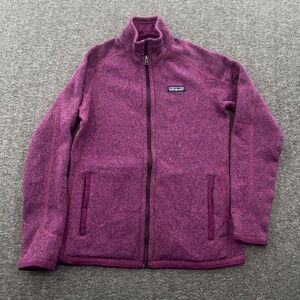 Patagonia Better Sweater Jacket Womens XS Mock Purple Outdoor Hiking LS 25542